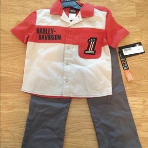 Harley Davidson Toddler Outfit